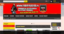 Desktop Screenshot of fabryka998.pl